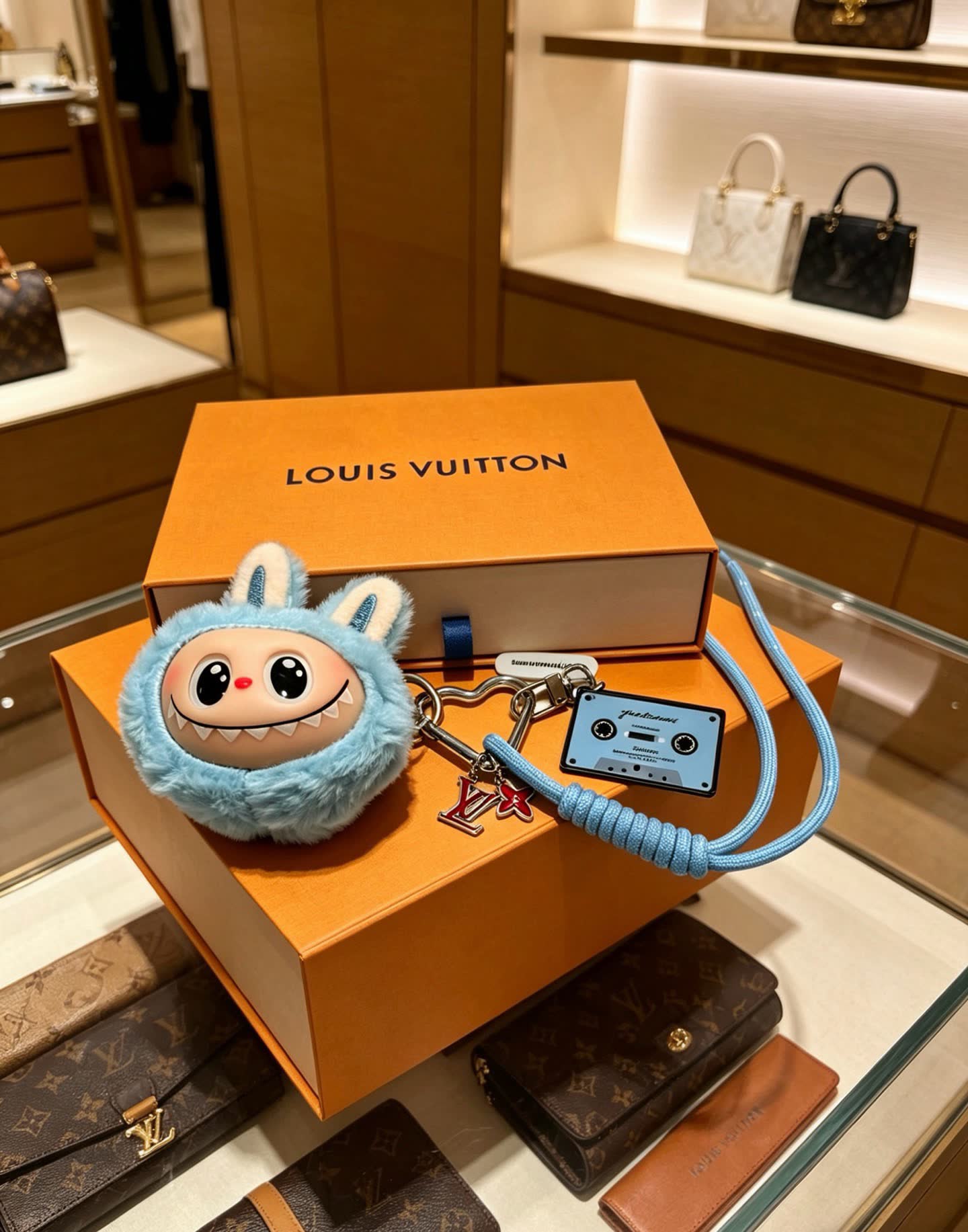 Louis Vuitton x Tokidoki Monster Keychain